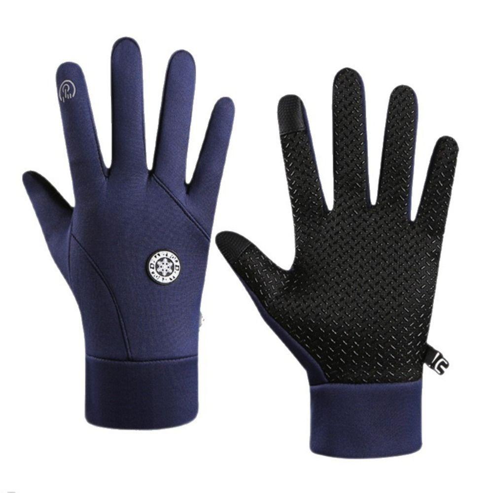 Thickened Full-Finger Winter Warmth Gloves Outdoor Sports Gloves for Cycling Fishing Skiing