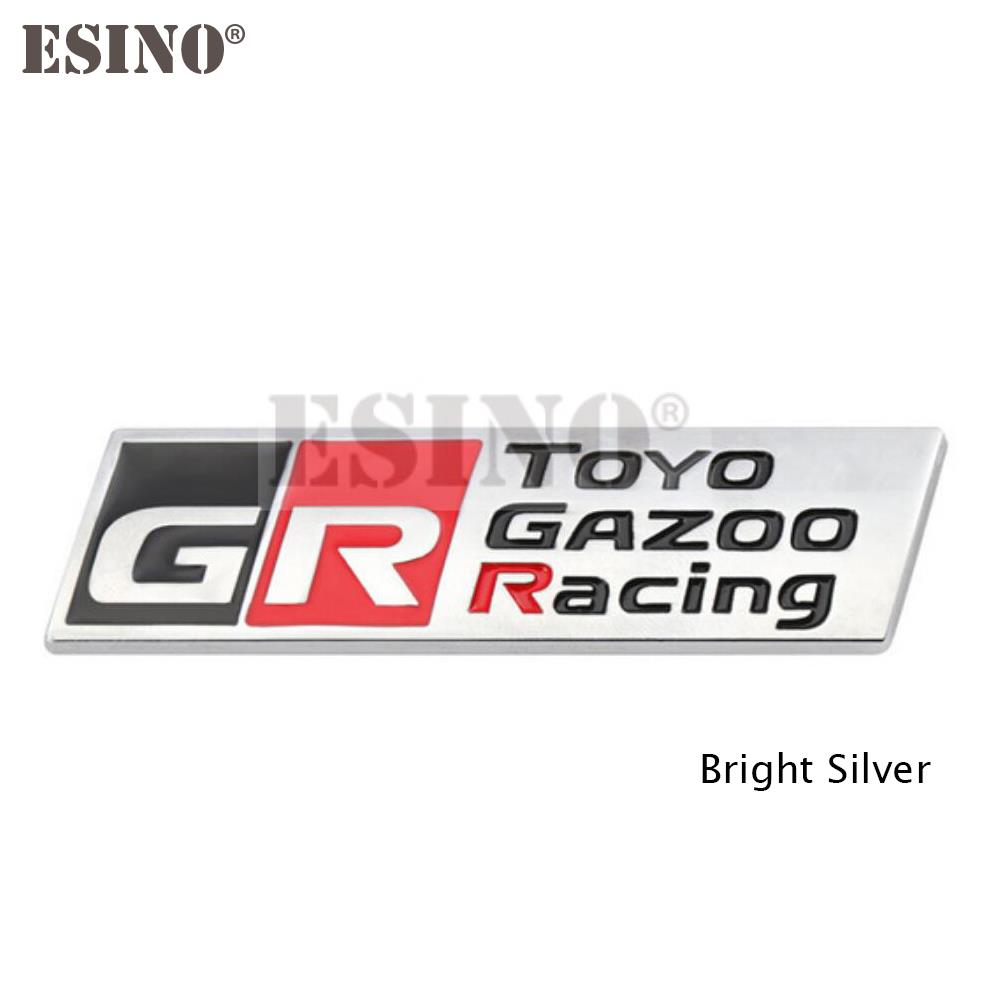 Авто Стайлинг Значок Металлический 3D Значок Gazoo Racing GR на Переднюю Решетку Автомобиля из Цинкового Сплава Наклейка для Toyota Supra AE86 GT86 Corolla