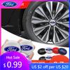 Горячая автомобильная наклейка Для Ford 4 шт. 56/60/65 мм Наклейки на колеса автомобиля Центральная заглушка ступицы Значок-эмблема автомобиля Наклейка Для Ford Focus Fiesta Ranger M