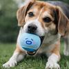 3 pieces Funny Elastic Pet Tennis Ball Eco Friendly Color Blocked Dog Chew Squeaky Sound Rubber Dog Training Ball Outdoor Play