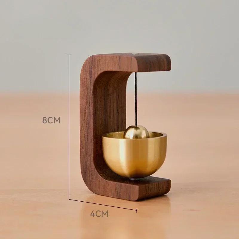 Входной дверной звонок, колокольчик для владельца магазина, ветряной колокольчик, открывающий дверь, деревянные часы-напоминание для дома, маленькие украшения в виде колокольчиков