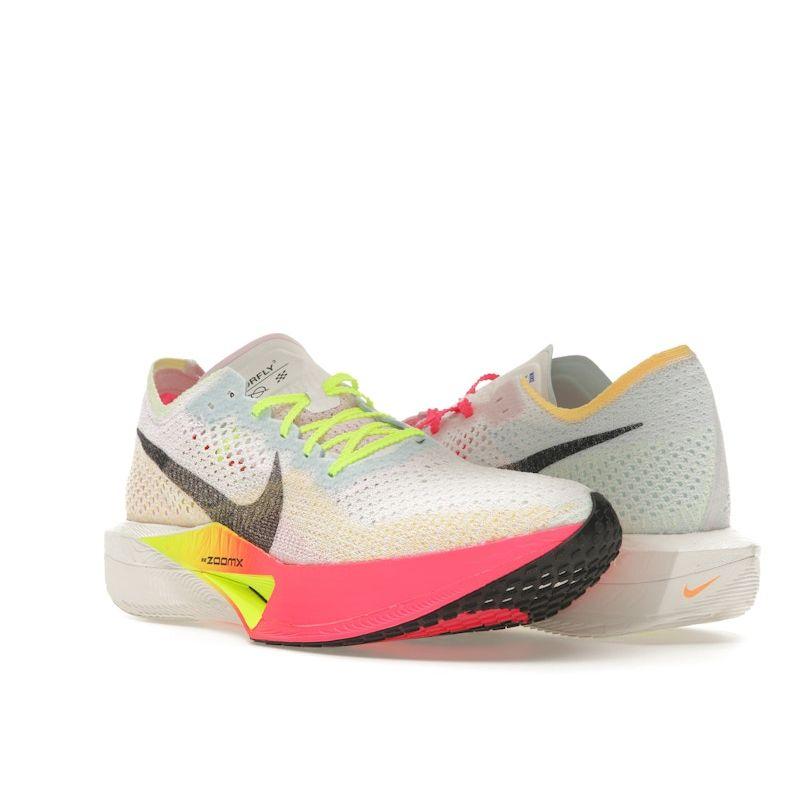 Nike ZoomX VaporFly Next% 3 Multi-Color Men Sneakers Volt Hyper-Pink Black HQ3219-902