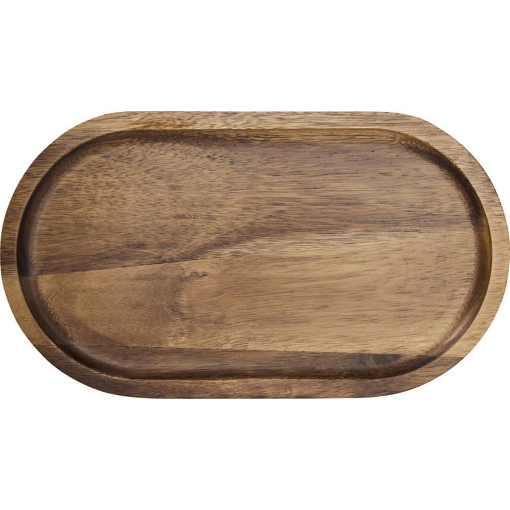 Seasons Wooden Glass Serving Tray