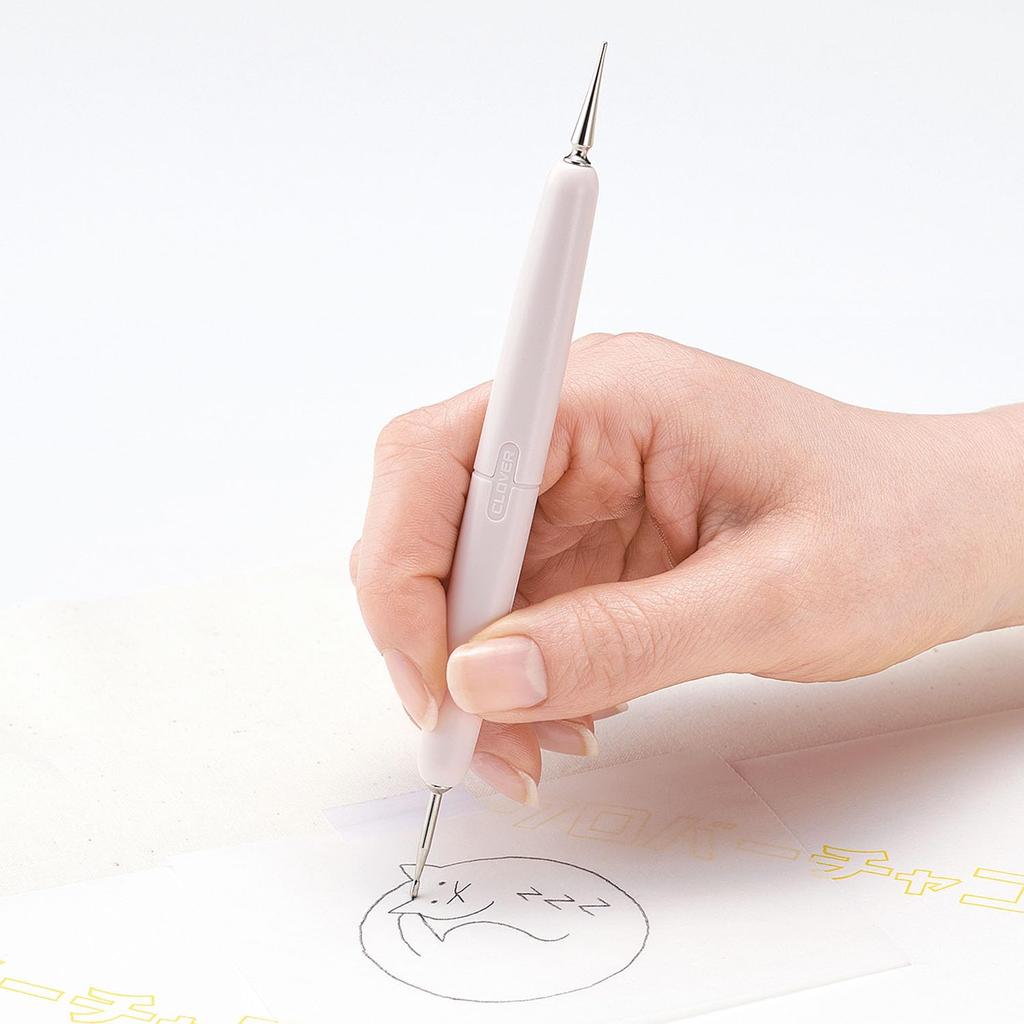 Clover Iron Pen for Thin and Thick Total Length Tracer, Type, Wires, 145mm, 21-083