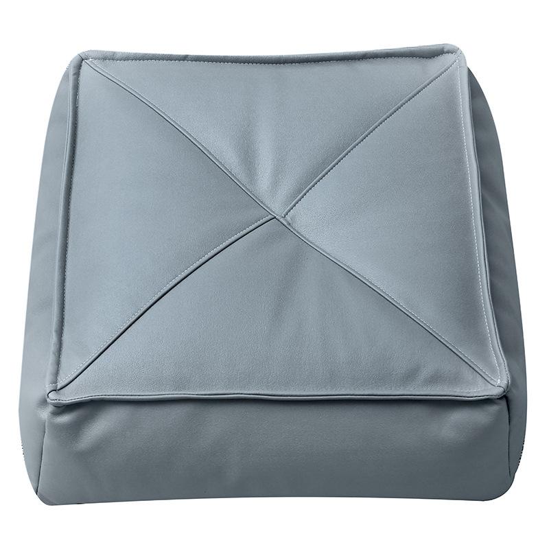 Japanese Style Futon Unstuffed Moroccan Cushion Cover Artificial Leather Pouf Ottoman Meditation Cushion Cover Bay Window Decor