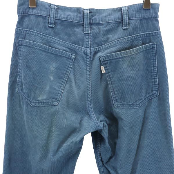 Levi's 70-е 684 Расклешенные вельветовые брюки w30 Синие Мужские Б/У