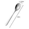 Nagao Tsubamesanjo Smooth Curry Spoon 18cm Stainless Steel Set of 12 Made In Japan #4400