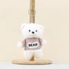 Plush Bears Kids Pendant Adorable Cartoon Design Bags Decoration Gifts Dolls