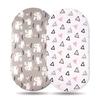 Soft Cotton Crib Fitted Sheet Newborn Baby Toddler Bedding Set Cartoon Print Breathable Safe A-Class