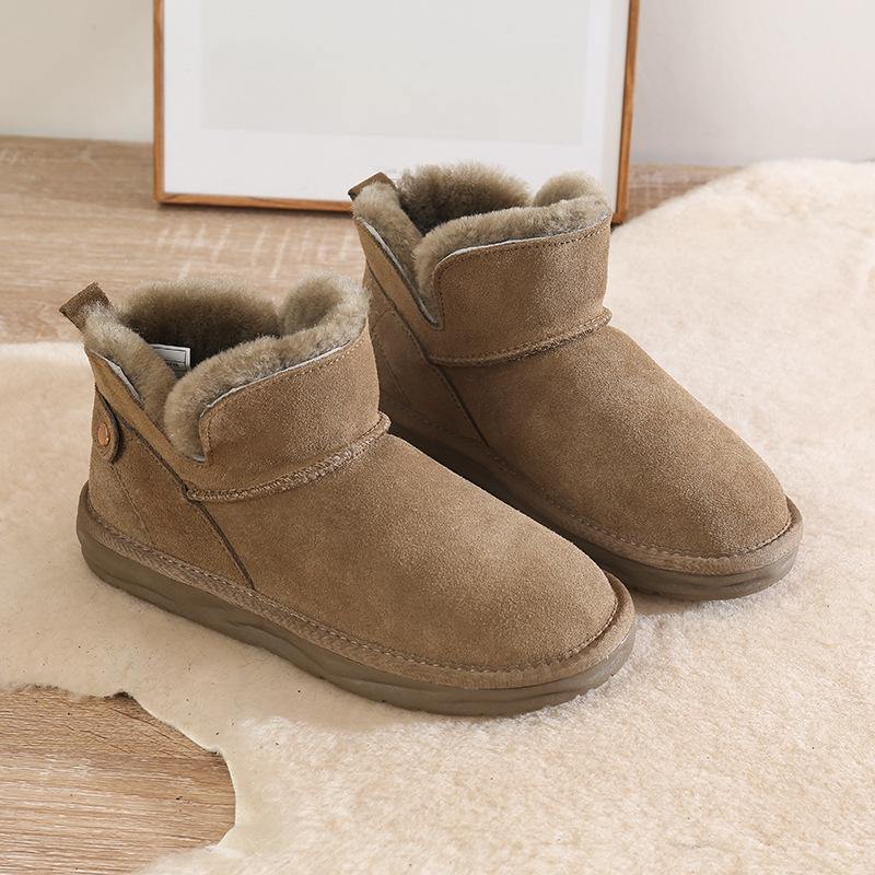 New In Snow Boots for Women's Winter Footwear 2024 Thick-soled Booties Warm Botas Ladies Heightening Shoes Platform Ankle Boots