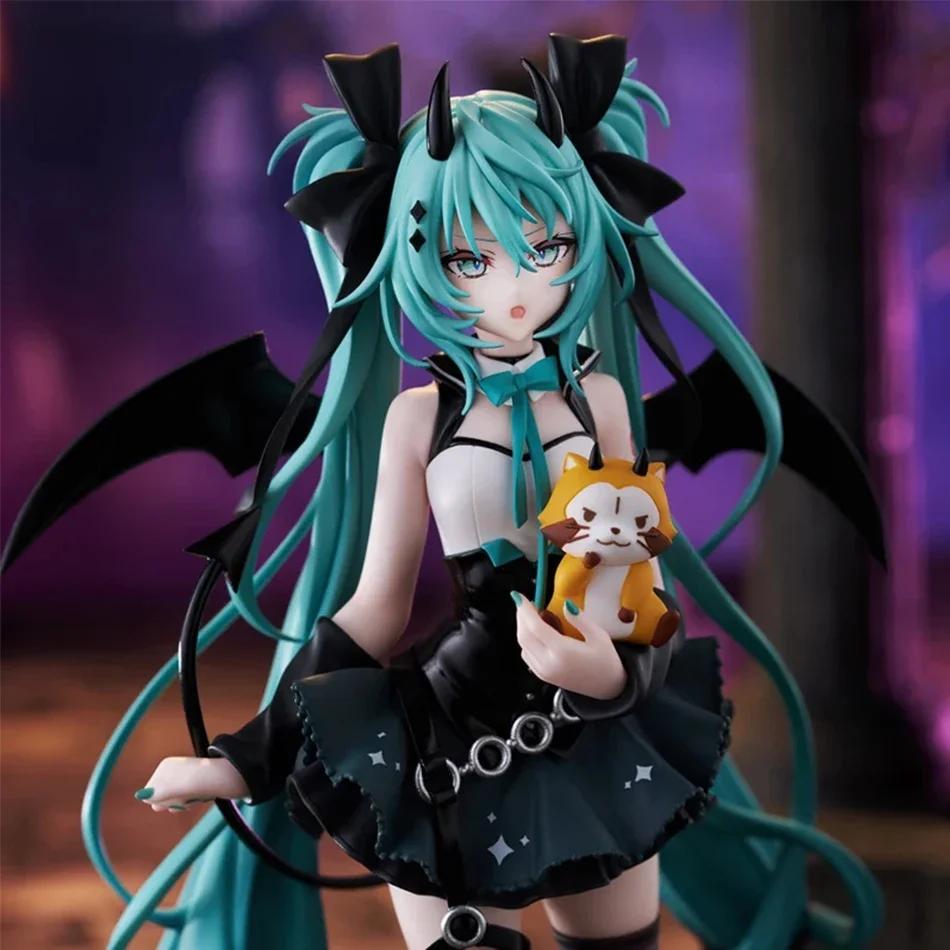 In Stock Instant Shipping! Hatsune Miku Handmade PVC Figure - Little Devil Dark Angel Chuyin Anime Peripheral Ornament