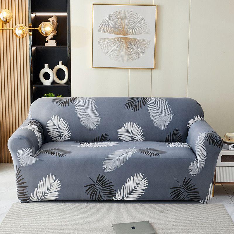 Geometric Art Storm Sofa Cover, Soft and Comfortable, Elegant and Beautiful, Elastic Fabric Design, Brings Vitality To Home, Furniture Protection