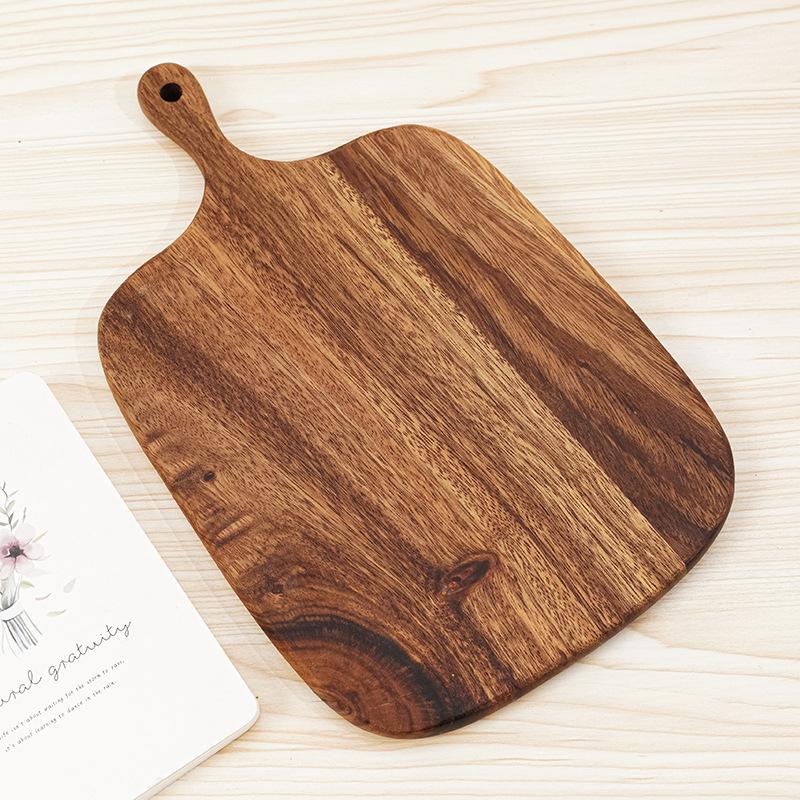 Natural Wooden Chopping Board for Cheese and Fried Meats Acacia Wood Kitchen Accessories Home Supplies Free Shipping Items