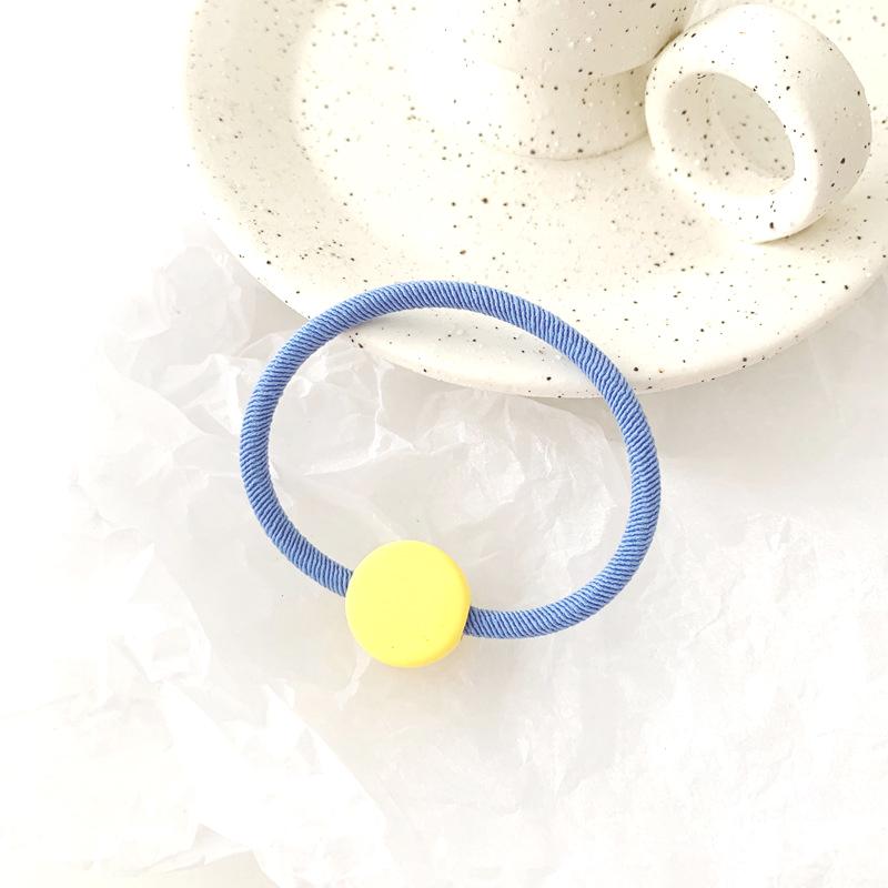 Высокоэластичные резинки для волос в форме сердца, медведя, круглой формы для женщин, резинка для волос, детские, детские, милые, конфетных цветов, ободки для волос, аксессуары для волос