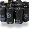 10/20 Rolls Thick Leak-Proof Dog Poop Bags for Outdoor Walks Polyethylene Material, Animal Waste Disposal Black or Gree