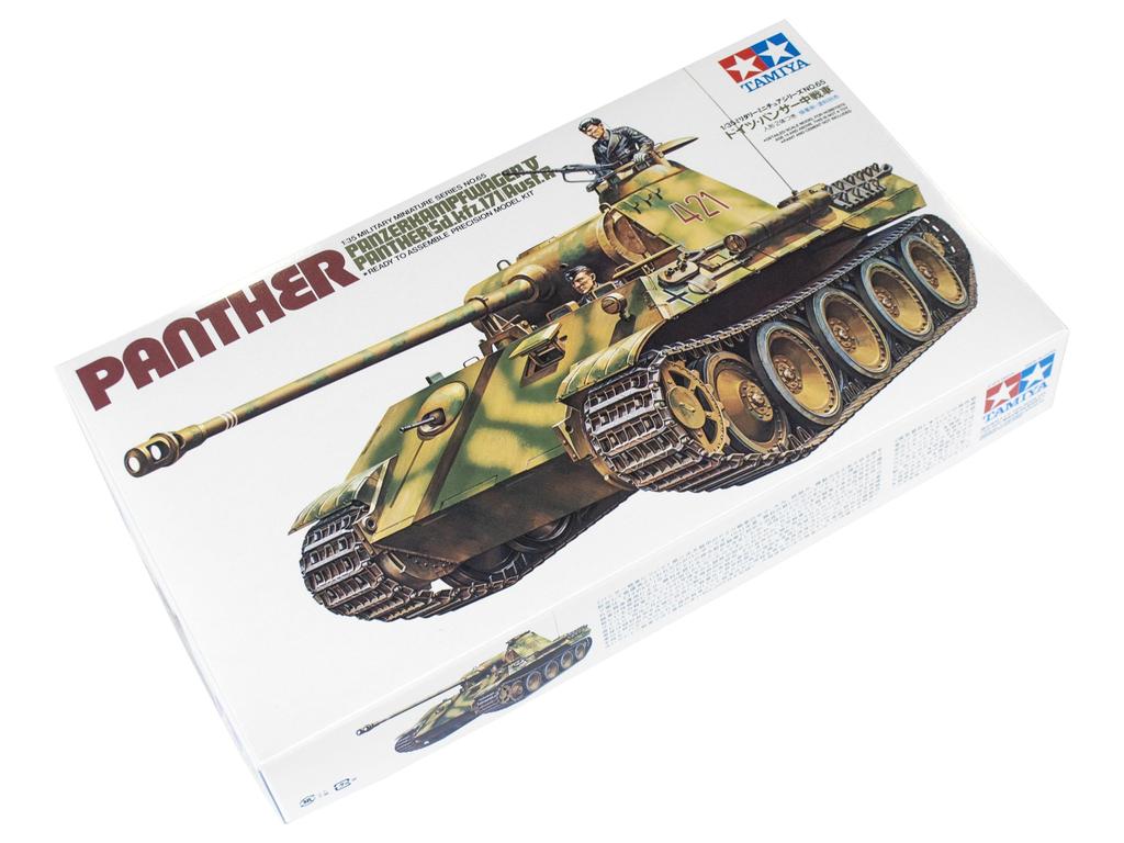 TAMIYA Military Miniature Series Немецкий армейский средний танк Panther Пластиковая модель 35065 1/35 № 65