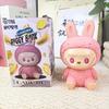 1 Piece Cute Monster Labubu Piggy Bank Figurine Model Ornament For Children