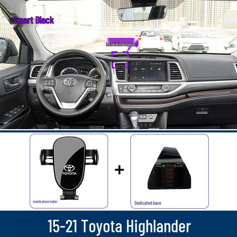 Универсальные держатели для телефона в автомобиль для вентиляционных отверстий Toyota Highlander