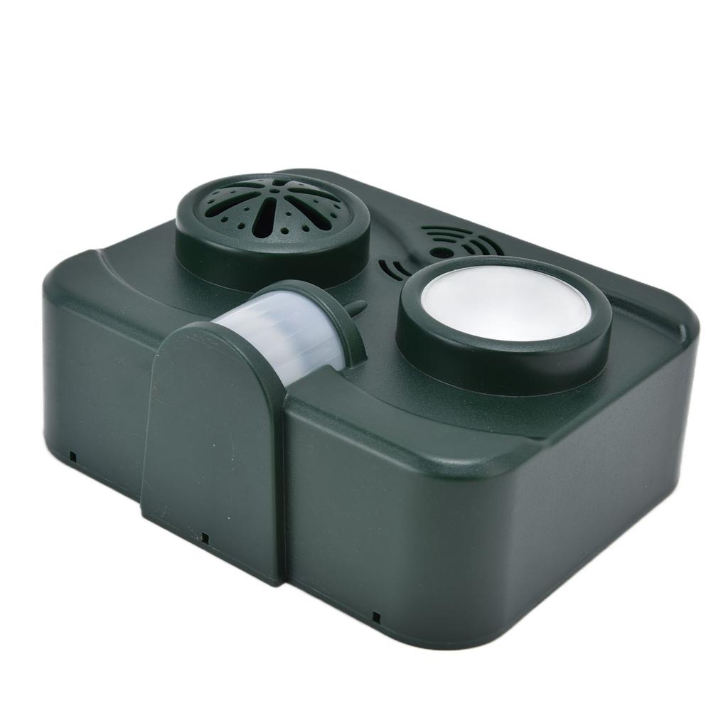 Ультразвуковой отпугиватель животных водонепроницаемый солнечный отпугиватель птиц мигающий свет для сада 3.7 В