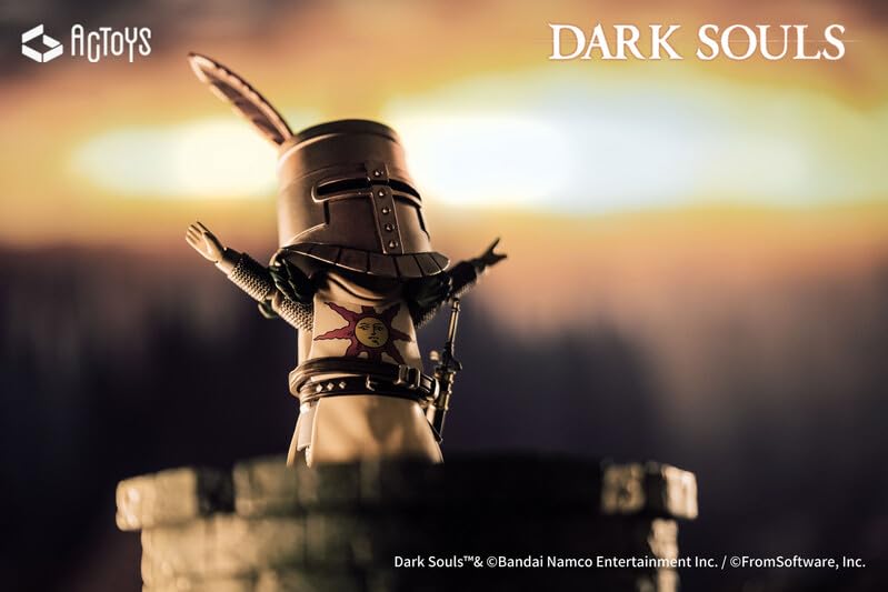 Emu Toys Dark Souls Деформированная фигурка Воин фигурки Солер, Солнце, Немасштаб ПВХ/АБС Предварительно окрашенная