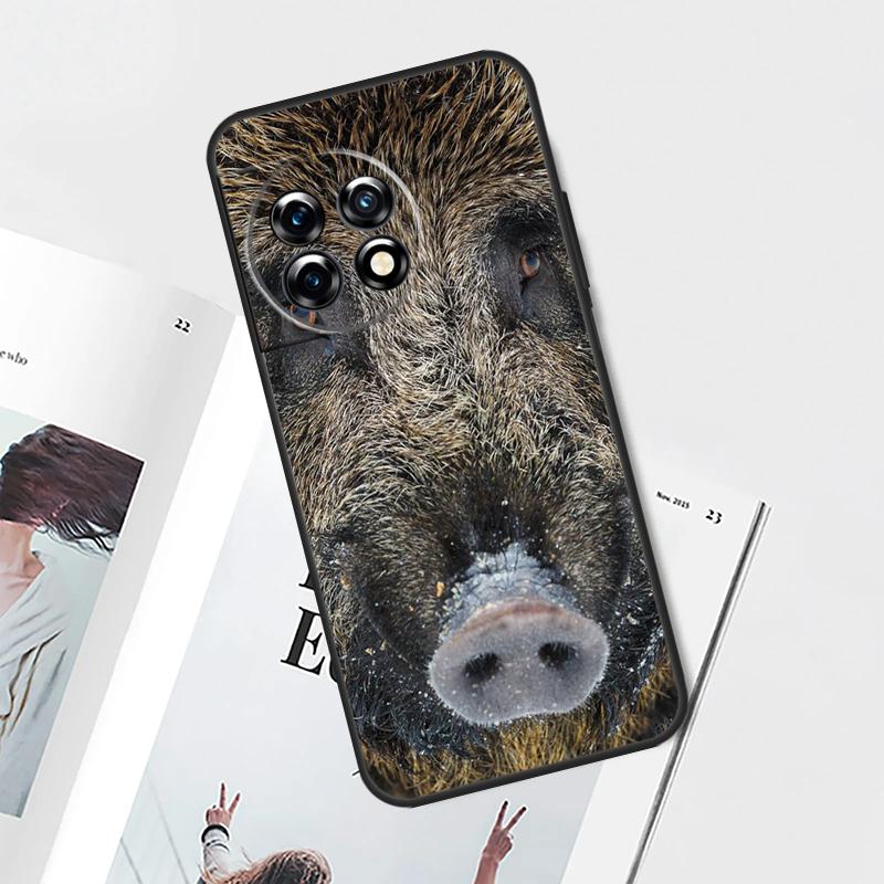 wild boar Case For OnePlus Nord CE 5 2 3 4 Lite N30 OnePlus 11 12 13 15 13T 13R 10T 12R 9 10 Pro Cover