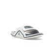 Air Jordan Hydro 4 Retro Slide Industrial Blue Мужские кроссовки Белый Молочный Нейтрально-серый 532225-141