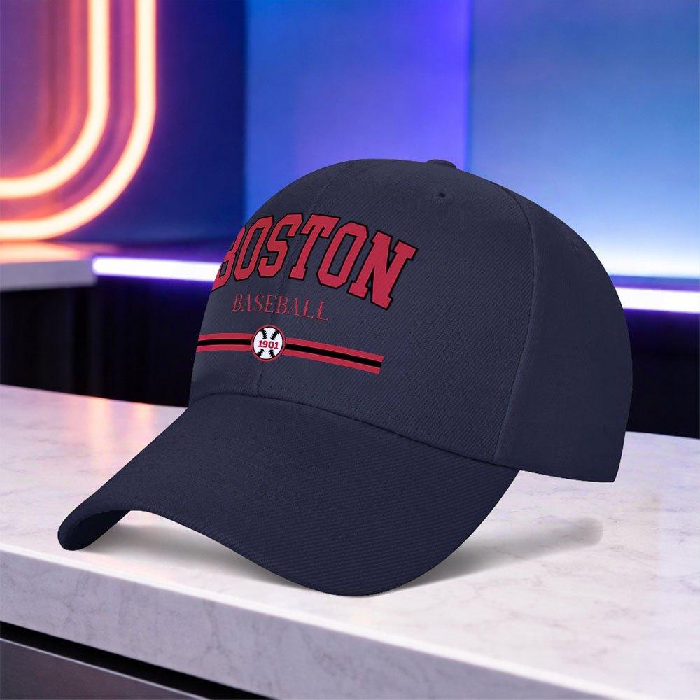 Boston Baseball Cap for Unisex Women Lightweight Unisex Maoqing Cap for Outdoor Sports Weddings Parties Festivals