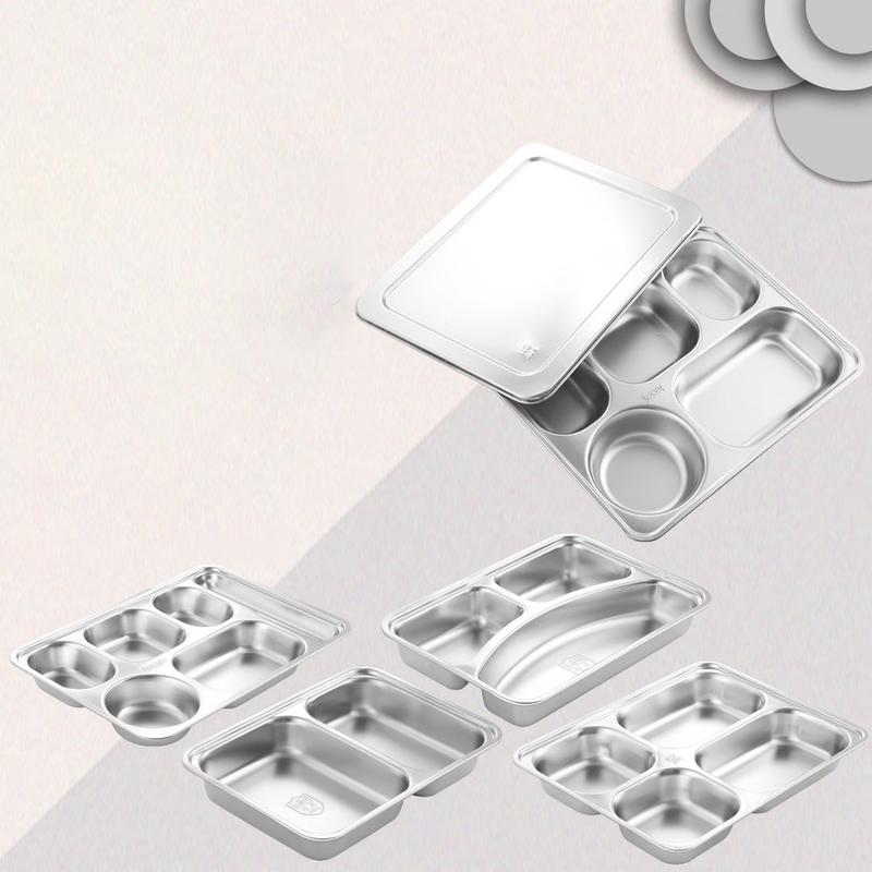 304 Stainless Steel Divided Meal Prep Container
