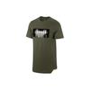 Спортивная футболка с коротким рукавом и логотипом бренда, мужские топы, армейско-зеленый цвет AA1918-395