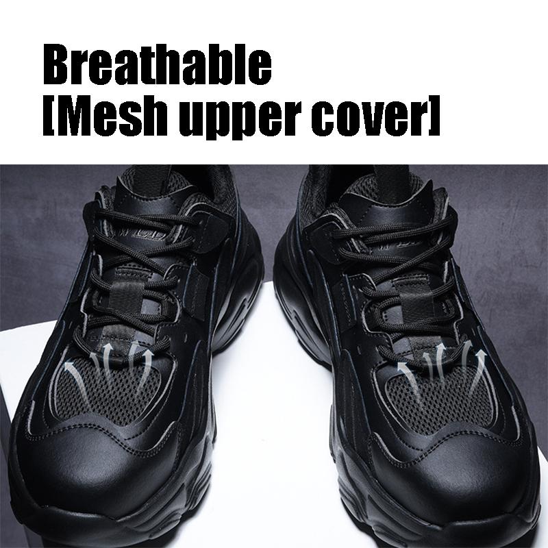 Новая защитная обувь, мужская обувь со стальным носком, противоразрывная, противоколотая защитная обувь, противоожоговая, износостойкая, дышащая, легкая.