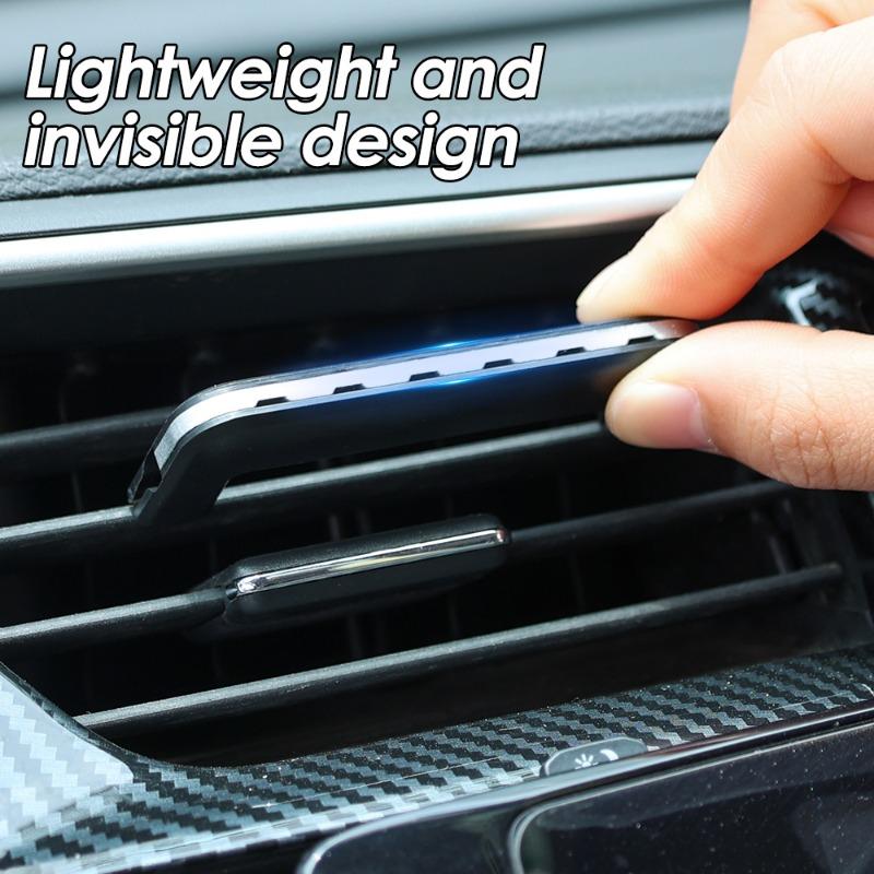 Автомобильный зажим для ароматерапии, набор ароматических таблеток, автоматический воздуховыпускной клапан, скрытый зажим для ароматизатора, твердые ароматерапевтические полоски