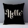 Popular Phrase Words Letters Printed Couch Cushion Home Decorative Pillows 45X45Cm Cotton Linen Square Cushions \"Love You More\