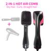 Hair Dryer Hot Air Brush Styler and Volumizer Hair Straightener Curler Comb Roller One Step Electric Ion Blow Dryer Brush