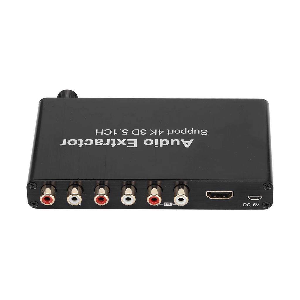 RCA O Extractor 4K 3D 5.1CH HD Multimedia Interface Analog O Converter for PS4 DVD HD TV