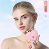 Heart-Shaped Dual-Ball Massager - Microcurrent Vibrating Facial Device for Skin Tightening & Revitalization (Home Spa Use)