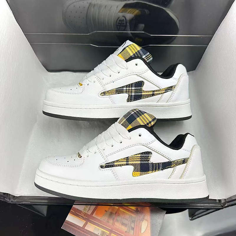 Bread Shoes Women's Spring and Autumn New Hong Kong Style Versatile Student Sports and Leisure Mandarin Duck Board Shoes Ins