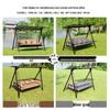 Outdoor Garden Metal Rocking Chair Hammock - Large Balcony Lounge Swing for Adults, Free Shipping