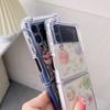 Прозрачный чехол для телефона с милым блеском и планетой для Samsung Galaxy Z Flip 3 5g, противоударная задняя крышка для Z Flip3