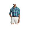 Ralph Lauren SS24 Plaid Point Collar Single Breasted Long Sleeve Shirt Men Multi Color MNPOWOV16823328-999