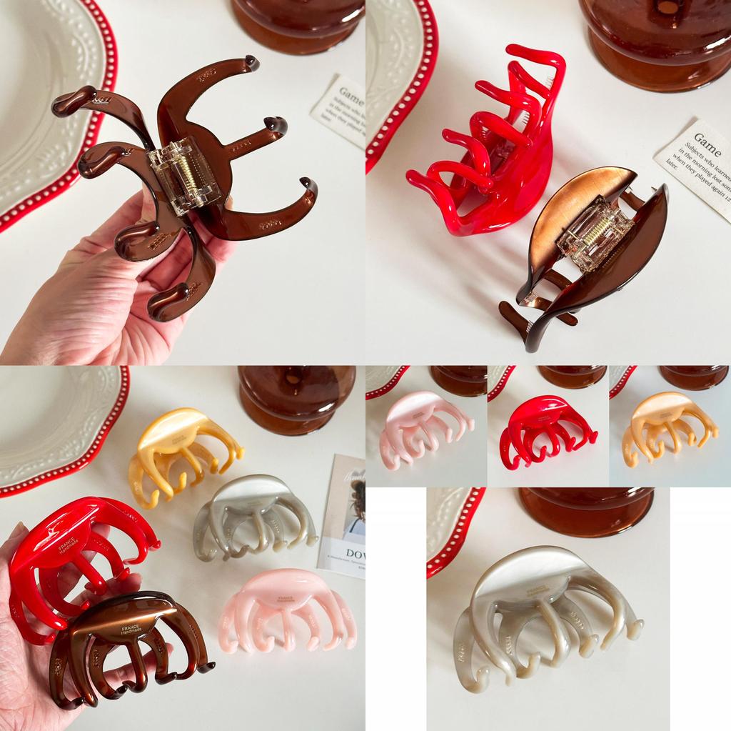 4mm Stylish Thick Acetate Hair Clip With Premium Feel For Elegant Updos And Hairstyles Fashionable