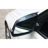 Для BMW 3-Series 2013 2014- ABS Карбоновое волокно Защитный козырек от солнца и дождя для зеркала заднего вида