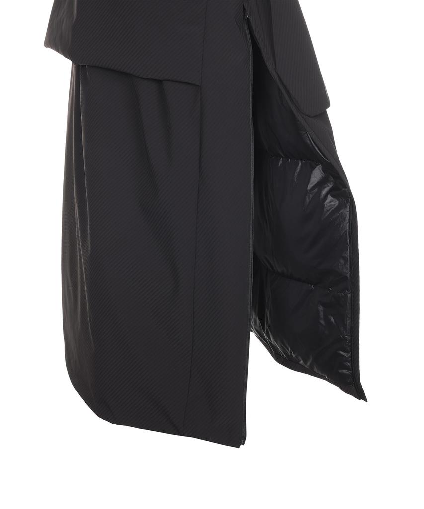 Milacode Utility Long Anorak Padding (3M Featherless) Over Fit (Black)