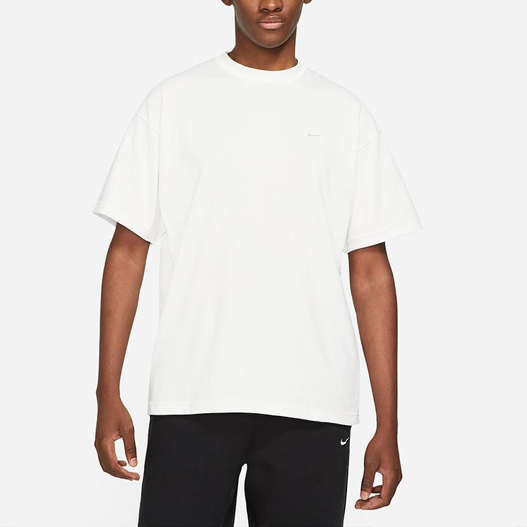 Nike Футболка Solo Swoosh с круглым вырезом и принтом логотипа, мужская, белая CV0559-121