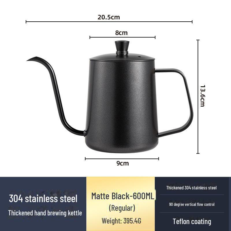 Hand Stainless Coffee Steel 304 Brewer With Hanging Ear And Long Spout