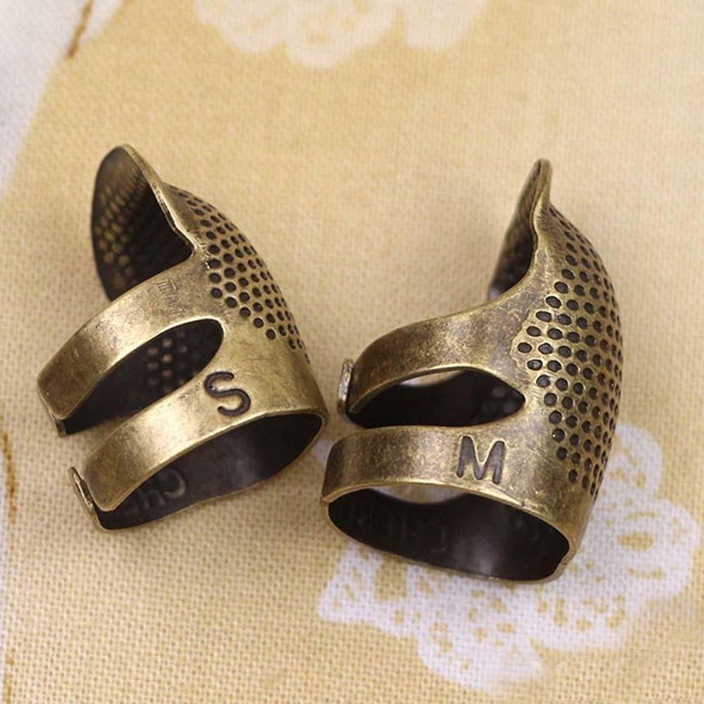 Thimble Sewing Press-fit Thimble Finger Sleeve Household Adjustable Thimble Ferrule Metal