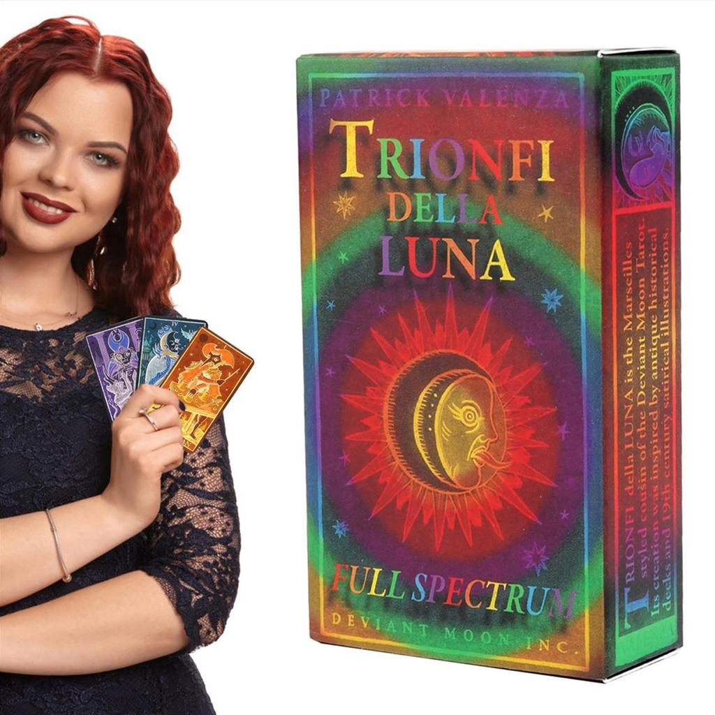 Trionfi Della Luna Full Spectrum Tarot 12x7 Cm 78 Pcs Cards