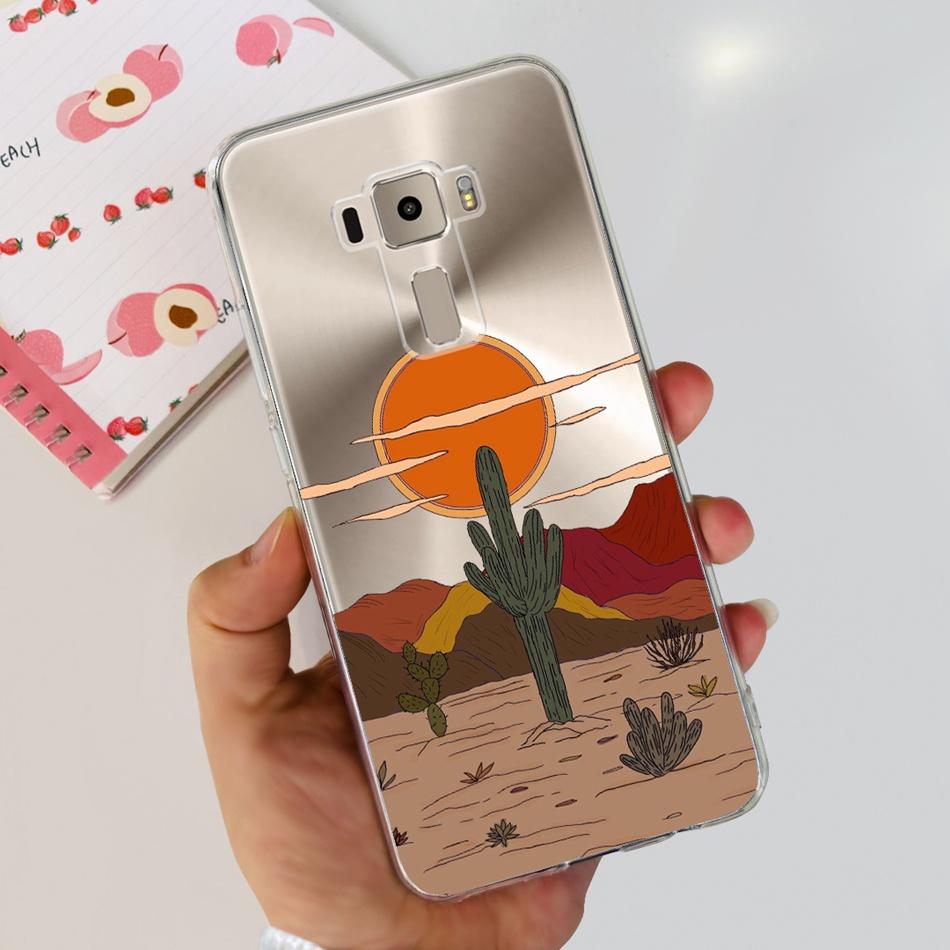 Чехол для Asus ZenFone 3 ZE520KL ZA520KL Asus ZenFone3 Z017D Z017DA Z017DB 5.2" Модный Мягкий Силиконовый TPU Задняя Крышка Телефона