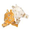 New Sunflower Overalls Autumn and Winter Puppy Clothes Kitten Four-legged Clothes In The Small Dog Pet Clothing