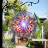 3D Quadrilateral Metal Wind Spinner | Multi-Color Reflective Design | No Battery Needed | Perfect for Mother's Dayment
