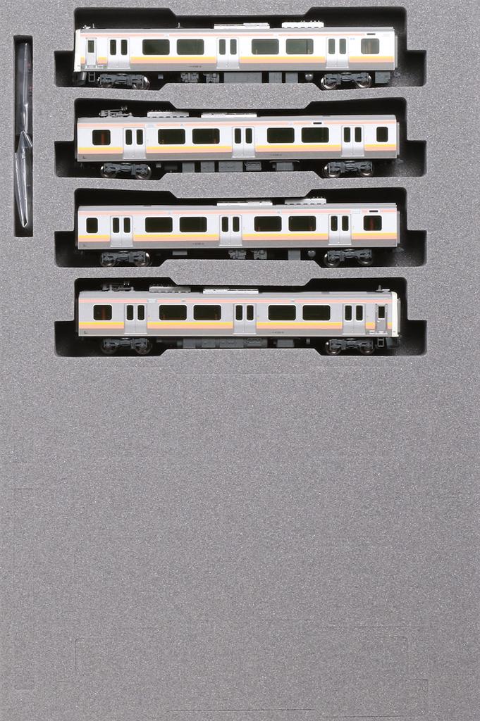 KATO N Gauge E129 Series 0 Series Set Railway Model Train 4-Car 10-1735